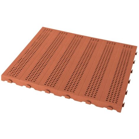 Piastrella in Plastica da Esterno e Giardino 60 x 60 cm Forata equivalente a 46 m2. PEZZI 128
