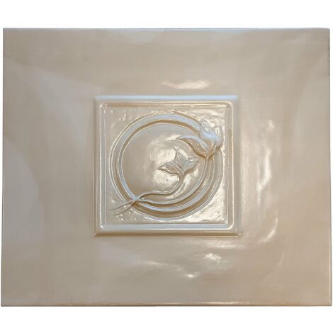 piastrella  laterale x cucina rosa 4.0 liberty 1/2 pergamena dx