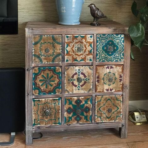 Piastrelle Adesive 20x20 Alzatina Adesiva Stile Industriale per Cucina in Mattoni, 24 Pezzi Adesivi da Parete Piastrelle Adesive per Bagno Cucina con Motivi di Piastrelle Piastrella Murale Adesiva in 