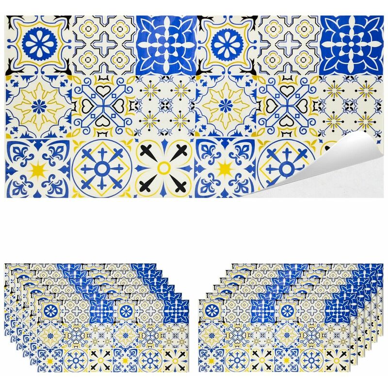 Piastrelle pvc adesive da interni marmo restauro 3d - maiolica