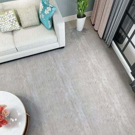 Piastrelle per pavimenti in vinile autoadesive resistenti all'abrasione per pavimenti in PVC 3㎡/Rotolo Adesivo per piastrelle con pellicola decorativa opaca Mobili e pavimenti - Adesivi (60x500cm)