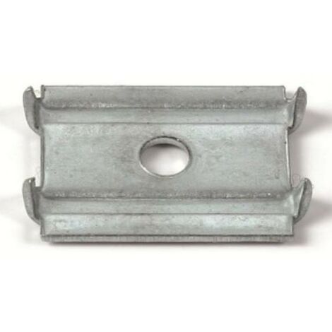 PIASTRINA 4 PUNTE mm. 21X17 ZINCATA