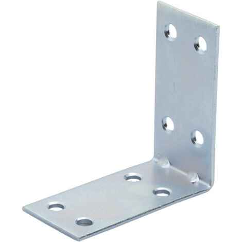 Piastrina di Giunzione Acciaio Zincato Angolare 50 Pz. mm. 60X60