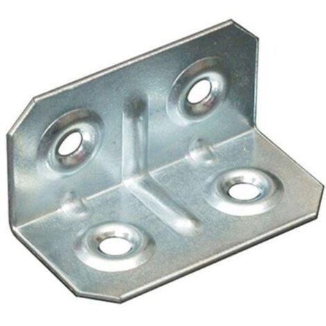 Piastrina di giunzione Masidef piegata 2 x 2 x 4cm 4pz