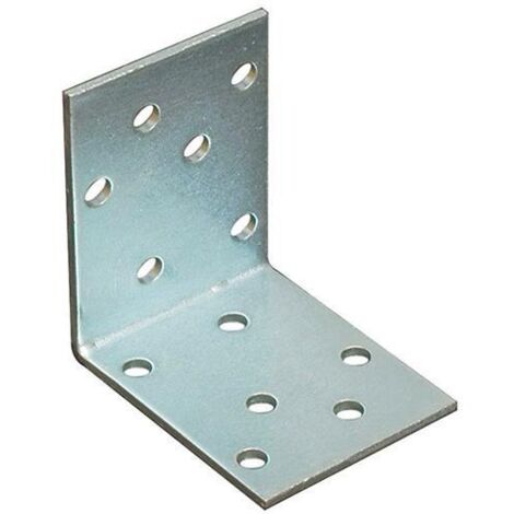 PIASTRINA GIUNZIONE ANGOLARE  40X40MM L20MM ZINCATA