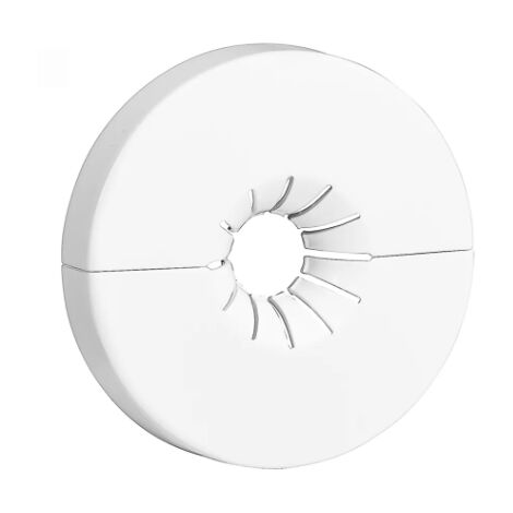 Piastrina singola coprimuro Caleffi 449900 Bianco