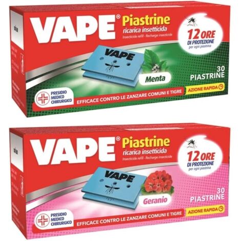 PIASTRINA ZANZARE VAPE MAT
