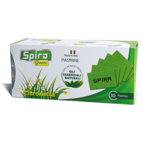 Piastrine Elettroemanatori Pz 30 Spira Green