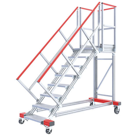 Piattaforma 5 gradini - Altezza mass di lavoro 3,05m - 22311004