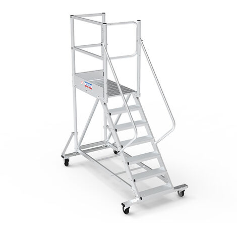 Piattaforma 7 gradini - Altezza massima di lavoro 3.40m - PTF107G-RSP
