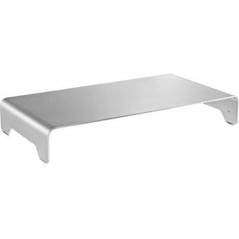 Piattaforma Monitor InLine in Alluminio Argento 400 x 210 mm