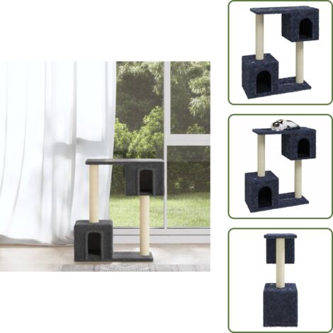Piattaforma per gatti - vidaXL Albero per Gatti con Tiragraffi in Sisal Grigio Scuro 60 cm - Casa per gatti