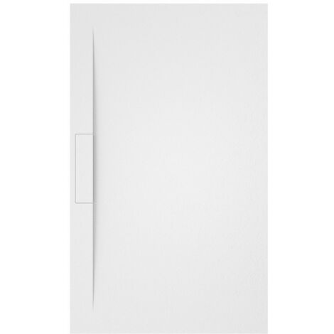 Piatti doccia Side carica minerale e scarico occulto Colore: Bianco - Estensione: 100x80