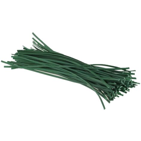 Piattina filo metallico rivestito in pvc tagliata a spezzoni per fissaggi manuali -15 cm