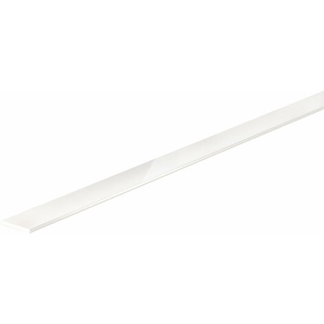 PIATTINA PVC MM.24X3 BIANCA MT.1