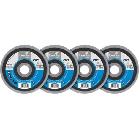 Piattino lucidante P6PT Ø125mm foro Ø22,23mm inclinato