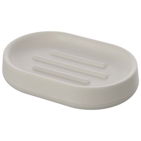 Piattino porta sapone Moderno In Plastica Bianco Da Appoggio