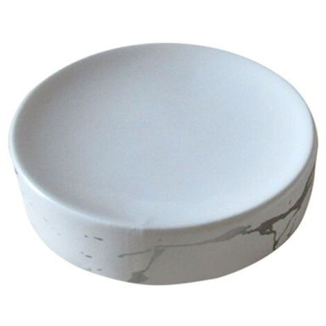 Piattino Porta Sapone Saponetta Per Bagno Accessori Arredo Effetto Marmo 59890