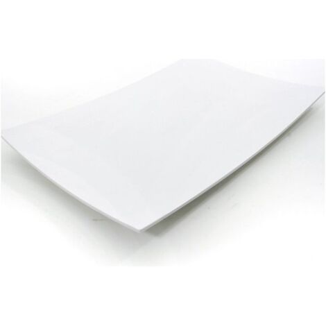 Piatto Curvo Luna in melamina 53x32,5