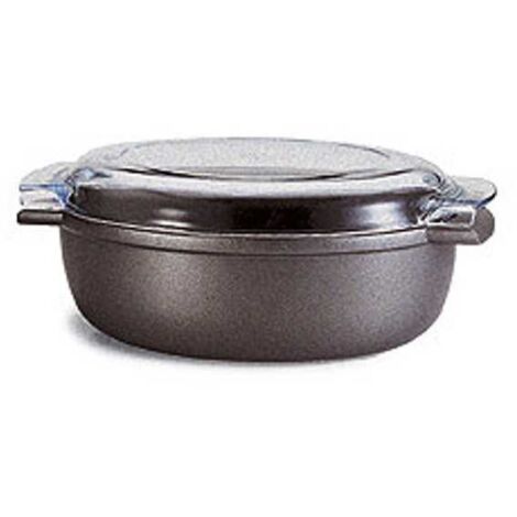 Piatto da arrosto ovale con coperchio, dimensioni 36x24 cm, Saporella Risoli
