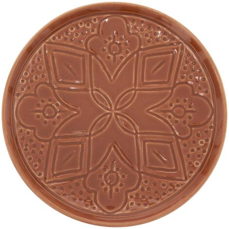 Piatto da dessert siena terracotta d20cm - Sg secret de gourmet