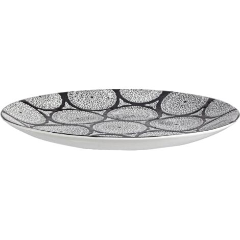 PIATTO DECORATIVO ANTIFONE D 35 CM IN PORCELLANA