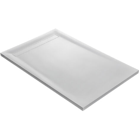 Piatto doccia 100 x 100 cm in resina solid surface - bianco