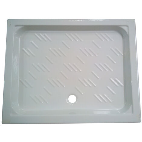 Piatto doccia 100x80 h.11 in ceramica bianco lucido Rodi di