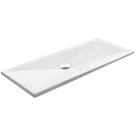 Piatto doccia 70x100 h.3 in acrilico bianco lucido di Tamanaco