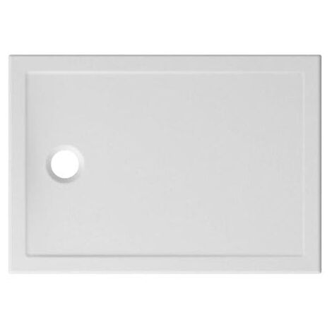 Piatto doccia 70X100 h.3 in ceramica bianco lucido Docciatre di
