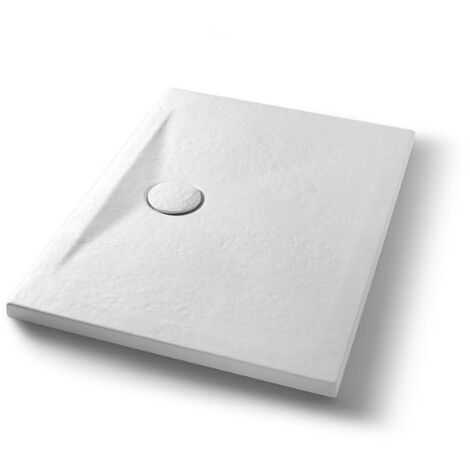 Piatto doccia 70x100 h.4 in ceramica bianco opaco Pietraceramica