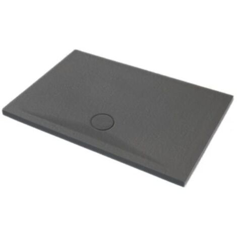 Piatto doccia 70x100 h.4 in ceramica nero Pietraceramica di