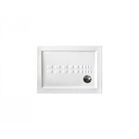 Piatto doccia 70x100 h.5,5 in ceramica bianco lucido Ito di