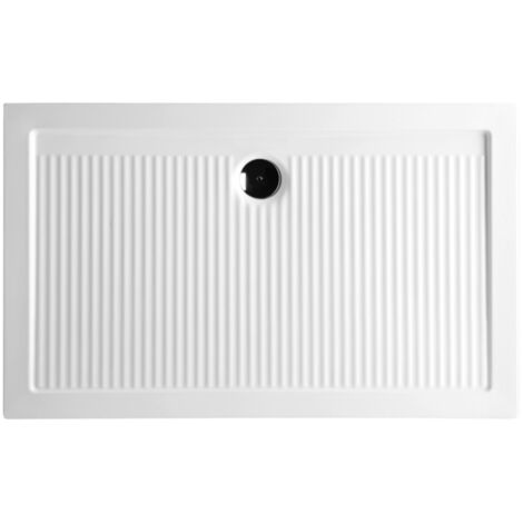Piatto doccia 70x100 h.6 in ceramica bianco lucido Ferdy di