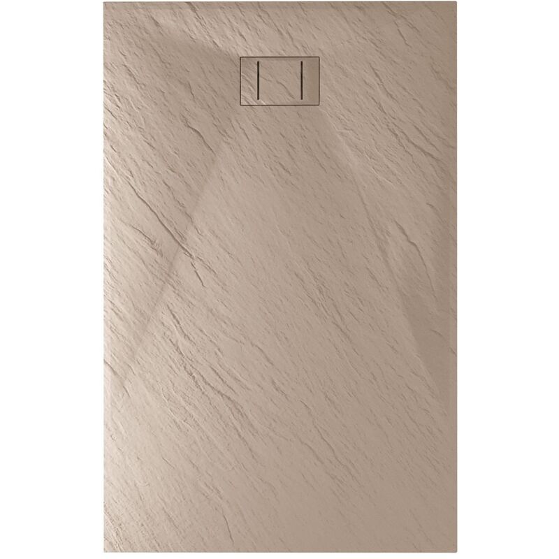 Piatto doccia tortora effetto pietra mod. Blend 70x120 cm rettangolare