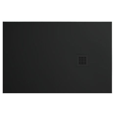 Piatto doccia 70x120 h.3 in ceramica nero opaco Ceramic.30 di