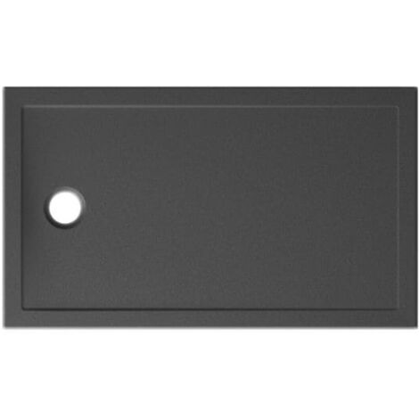 Piatto doccia 70X120 h.3 in ceramica nero opaco Docciatre Plus di