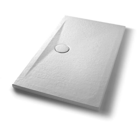 Piatto doccia 70x120 h.4 in ceramica bianco opaco Pietraceramica