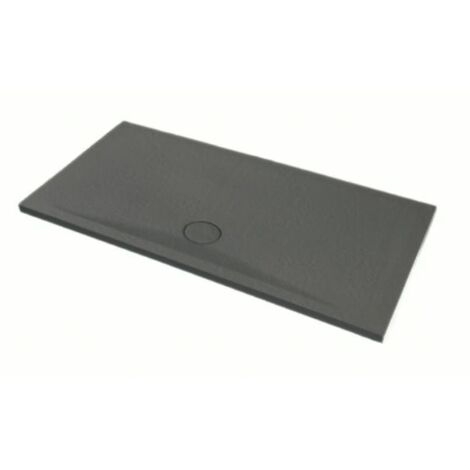Piatto doccia 70x120 h.4 in ceramica nero Pietraceramica di