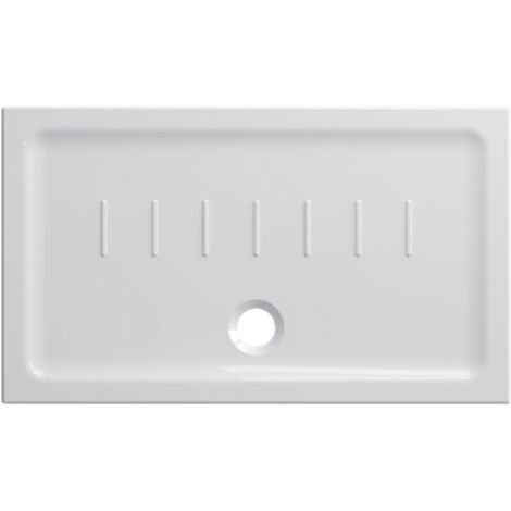 Piatto doccia 70x120 h.4,5 in ceramica bianco lucido Docciaviva
