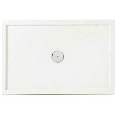 Piatto doccia 70x120 h.5 in acrilico bianco lucido di Tamanaco