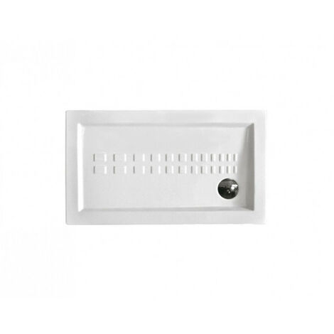 Piatto doccia 70x120 h.5,5 in ceramica bianco lucido Ito di