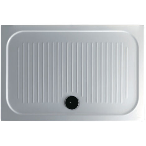 Piatto doccia 70x120 h.6 in ceramica bianco lucido Flat di