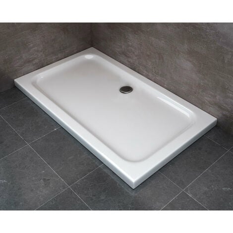 GIORDANOSHOP Piatto Doccia 70x140 cm in ABS Rinforzato Easy Bianco