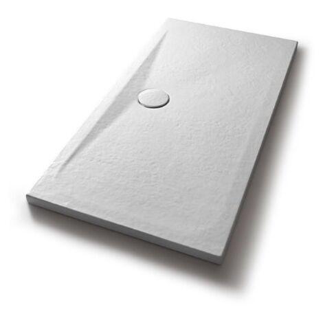 Piatto doccia 70x140 h.4 in ceramica bianco opaco Pietraceramica
