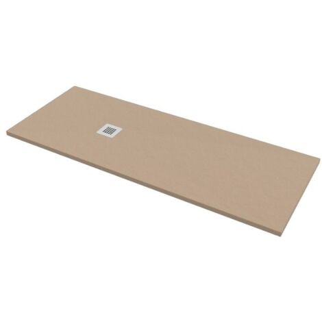Piatto doccia 70x190 h.2,8 in marmo resina effetto pietra sabbia