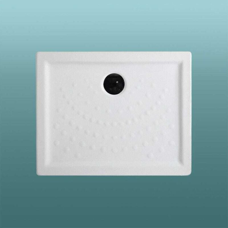 Kiamami Valentina - 72X90 Receveur De Douche En Céramique H6 Antidérapant Malta