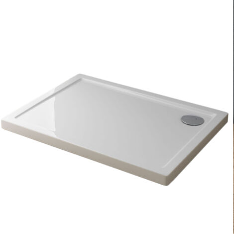 Piatto Doccia Acrilico Ultra Flat.Piatto Doccia 70x90x5 5cm Rettangolare Acrilico Bianco Mod Atena