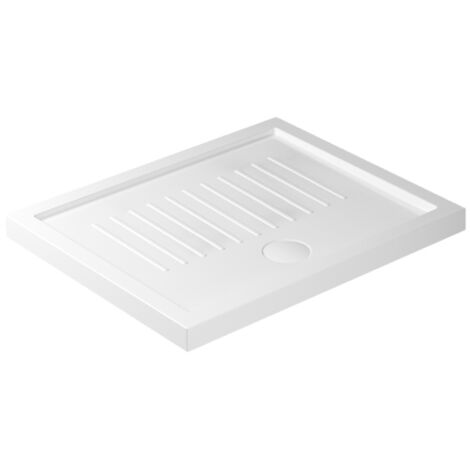 Piatto doccia 72x90 h.6 in ceramica bianco lucido Flat di