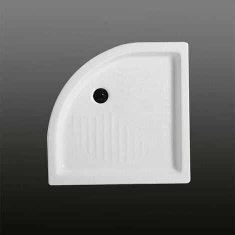 KIAMAMI VALENTINA Piatto Doccia 80 Cm Semicircolare In Ceramica Topazio